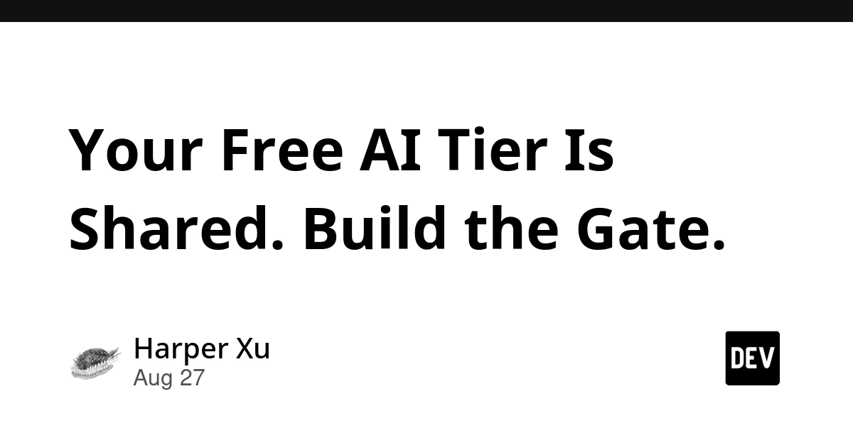 Free AI Tiers Are Shared: Build a Gateway, Not Just an Agent