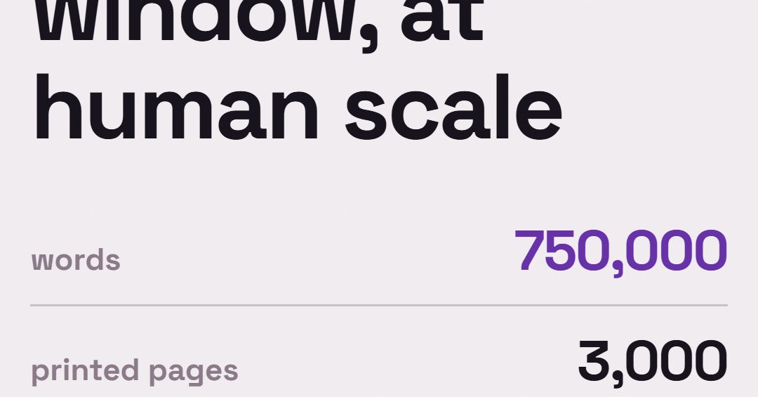 1 Million Token Context Window: What It Really Means in Human Terms