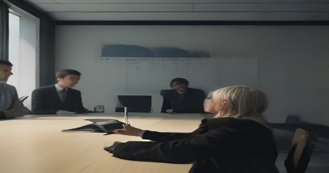 Fintech founders in a meeting discussing growth strategies versus profitability metrics.
