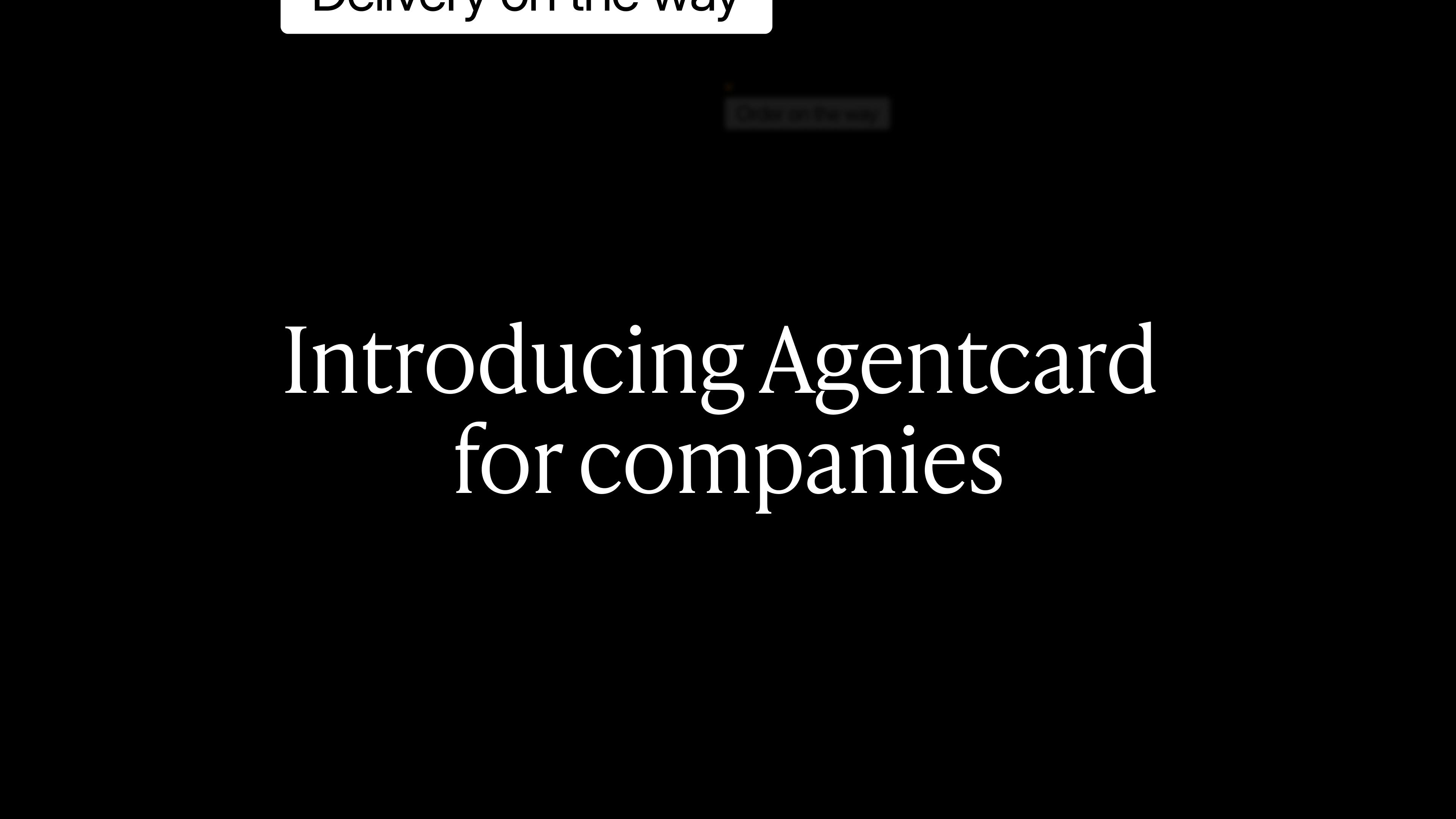 Agentcard Lets Companies Issue Debit Cards to Their Agents