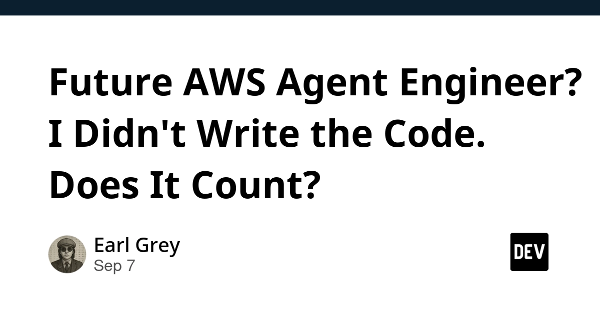 Did AI-Generated Code Count for AWS Coursework? An Engineer's Dilemma