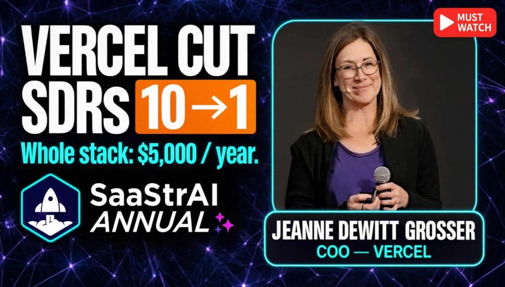 Vercel Slashes SDR Team to 1, Cuts Costs to $5K Annually