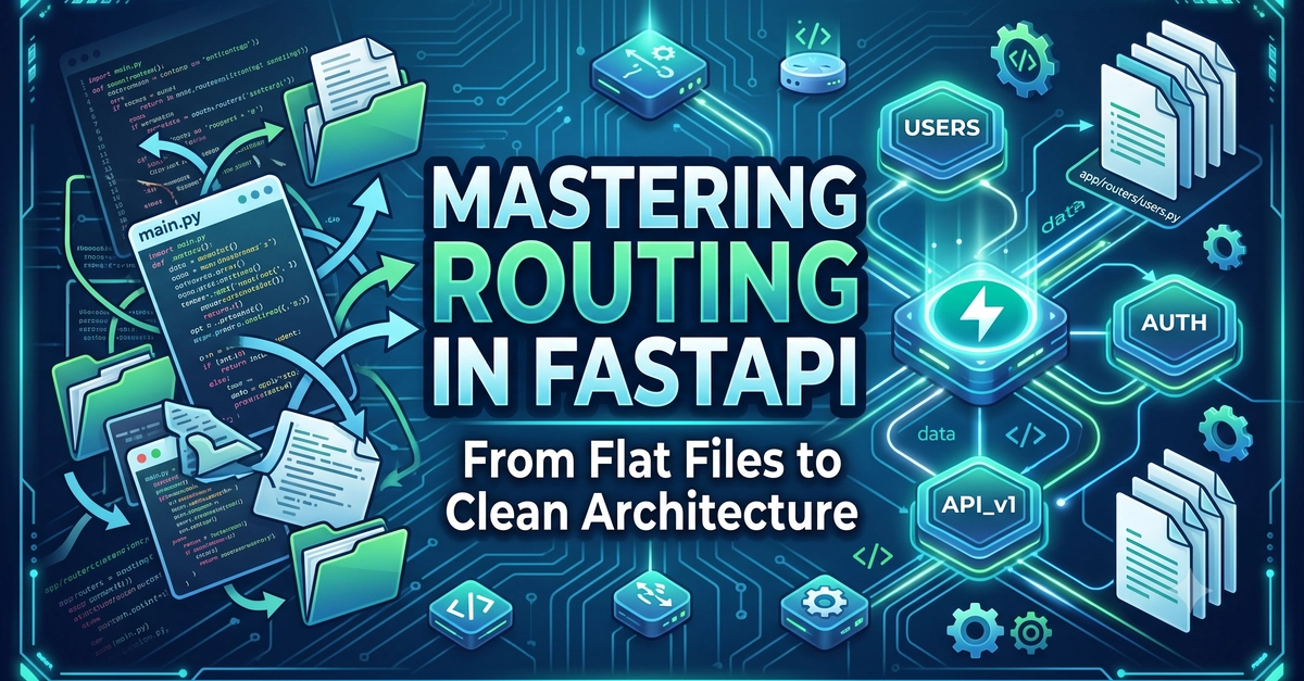 FastAPI Routing: Modular Design Beats Monolithic `main.py`