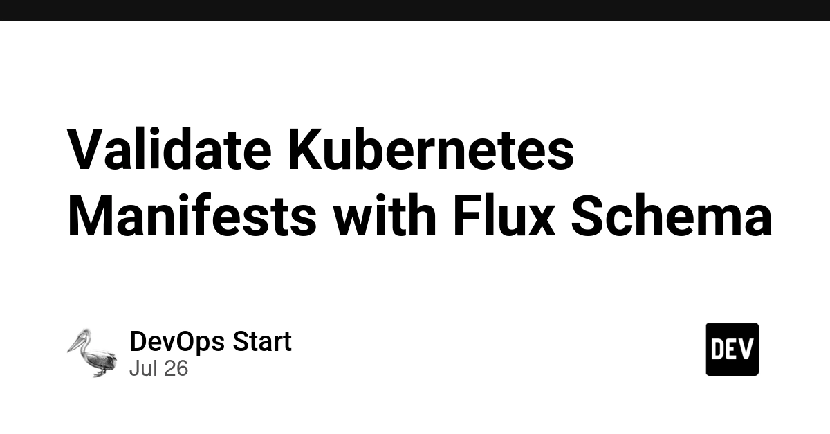Flux Schema Catches Kubernetes Manifest Errors Before Cluster Deployment