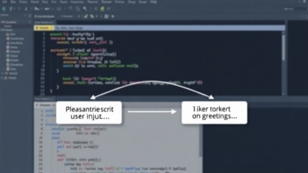 Diagram showing Pleasantries script intercepting user input before reaching AI CLI