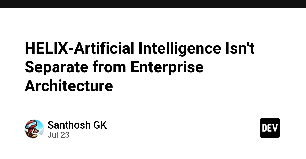 AI Integration Demands Enterprise Architecture Overhaul, Not Just New Tools