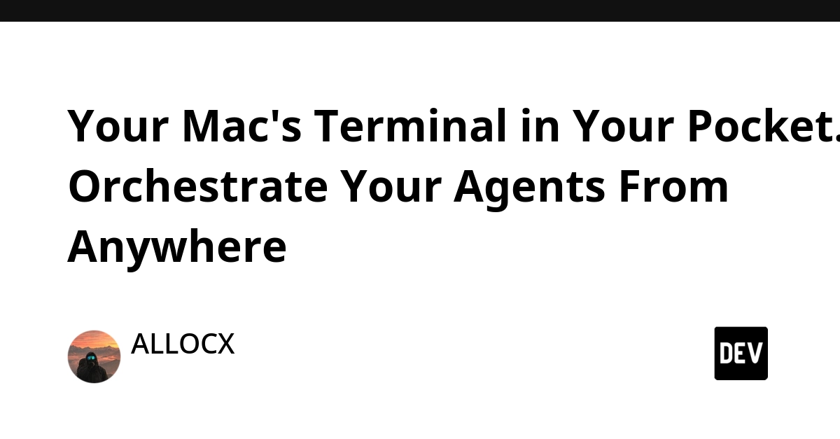 Access Your Mac Terminal Remotely via LTE with Tailscale and Termius