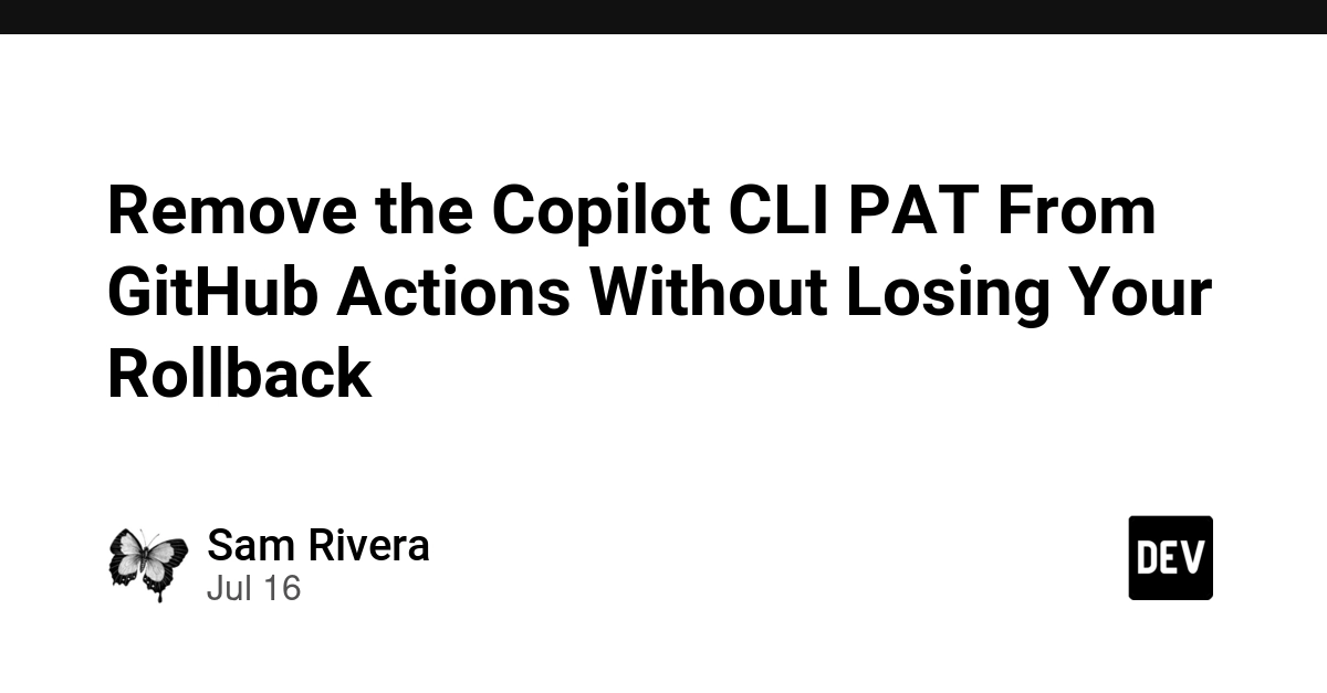 GitHub Actions: Remove Copilot CLI PAT Without Breaking Workflows