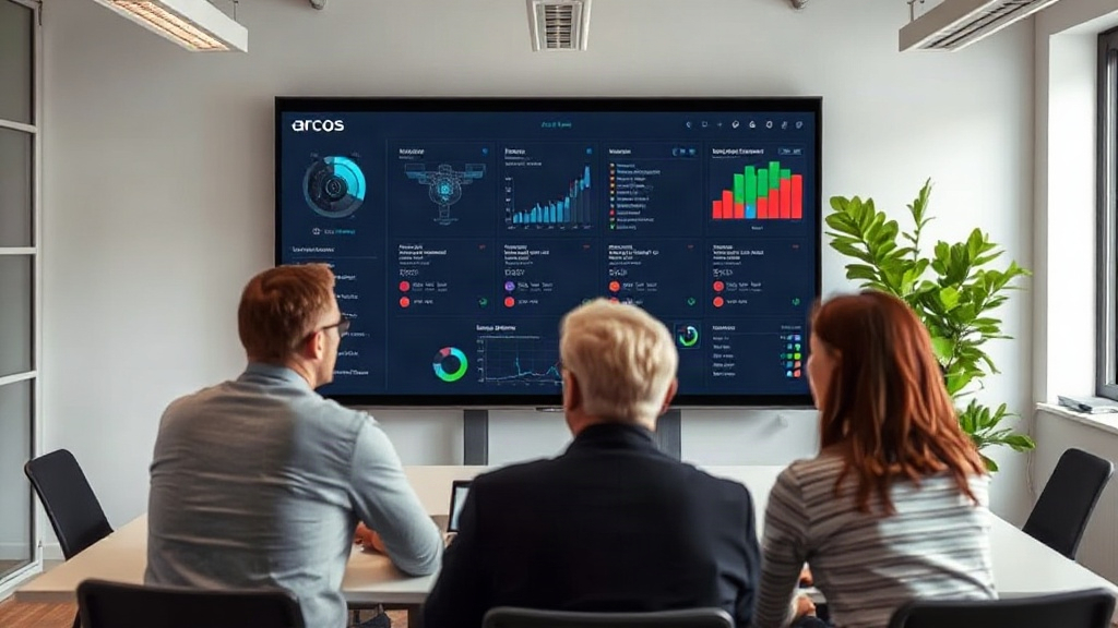 Arcos platform dashboard displaying real-time alerts for physical security incidents
