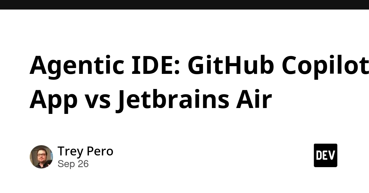 GitHub Copilot App vs. Jetbrains AI: A Developer's Agentic IDE Showdown
