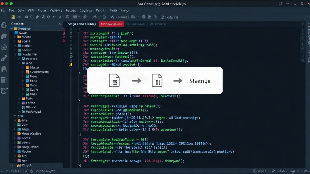 Diagram illustrating how an AI assistant might incorrectly identify a file for a code change