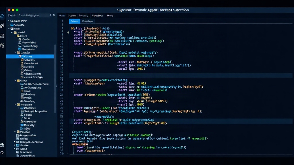 Demonstration of Polter's multi-agent supervision interface in action