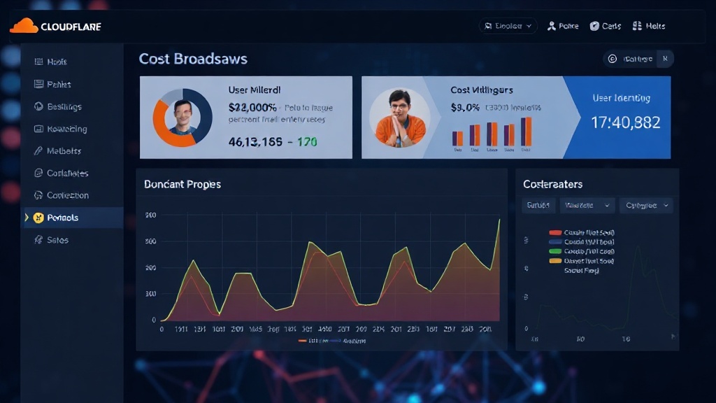 Cloudflare AI Gateway dashboard showing user identity-based cost breakdown