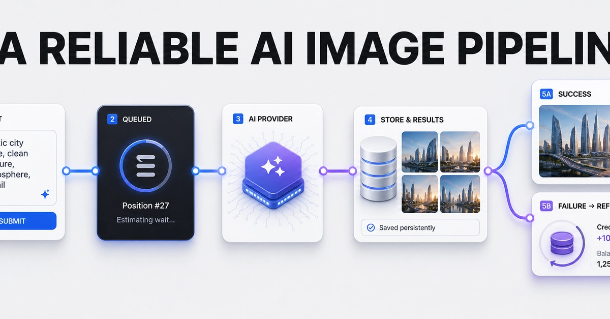 AI Image Generators Are Distributed Job Systems, Not Simple Forms