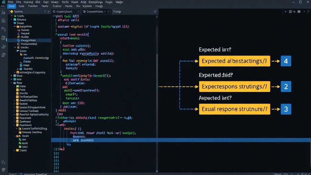 Diagram illustrating API contract drift with expected vs. actual response structures