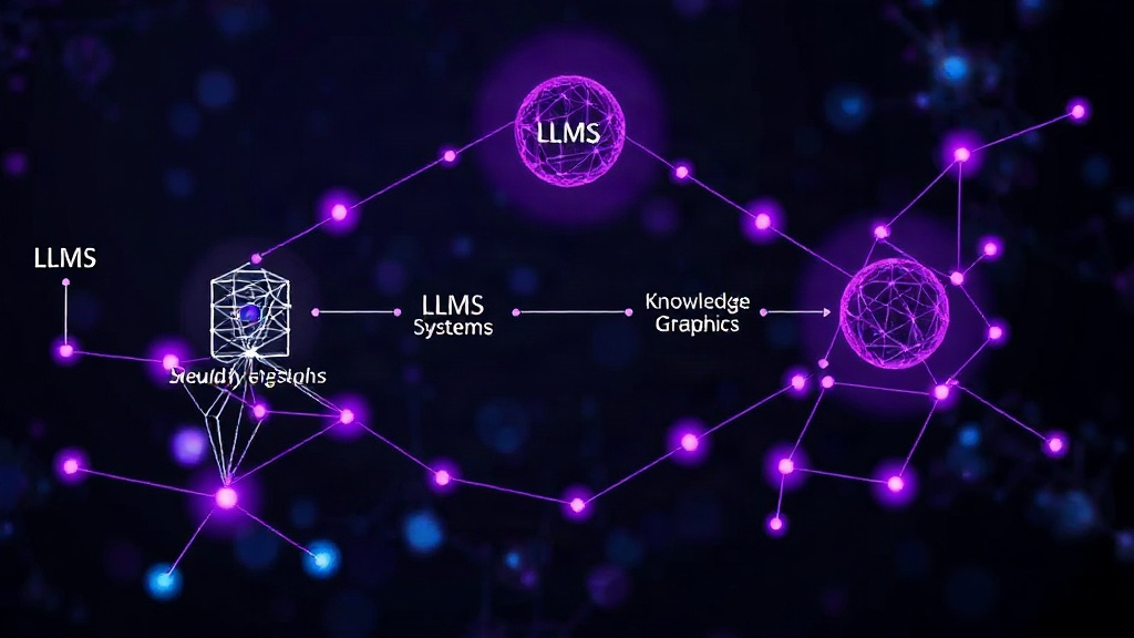 Diagram illustrating the integration of LLMs, Knowledge Graphs, and rule engines in a neuro-symbolic system