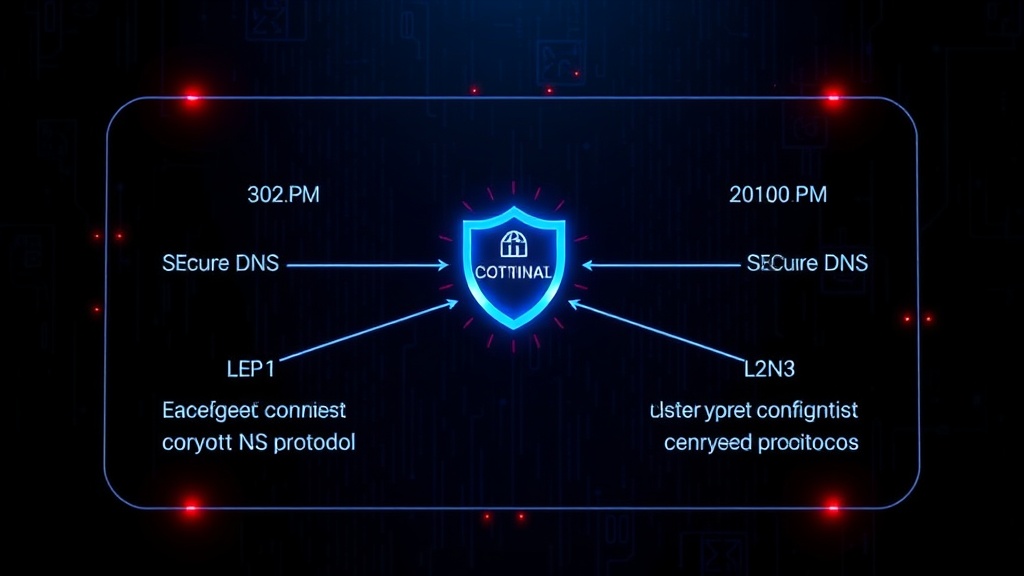 Diagram illustrating the difference in data flow between traditional DNS and encrypted DNS protocols.
