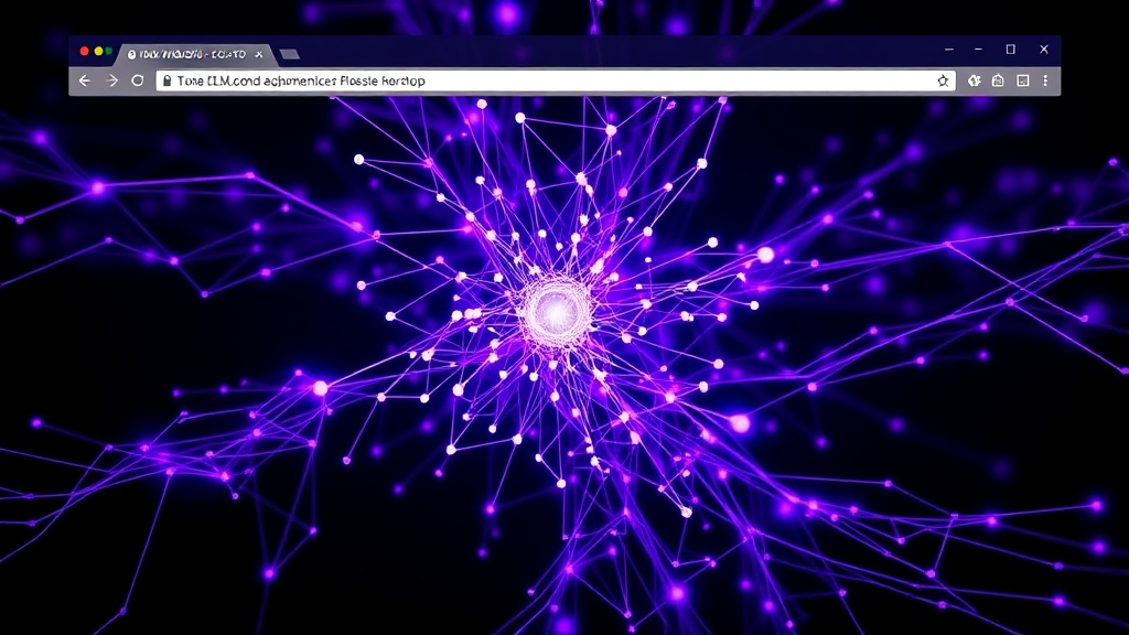 User interface of the Bonsai WebGPU demo showing LLM interaction in a browser tab
