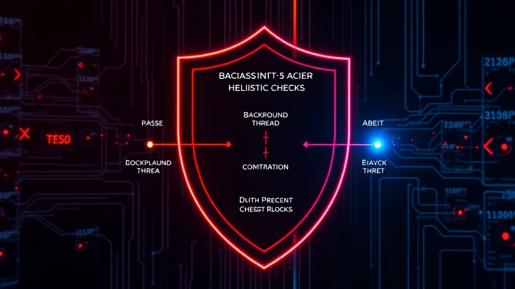 Diagram illustrating the background thread's 5-second heuristic check cycle