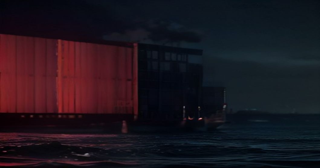 Example of a Docker Compose file showing clearly visible, hardcoded API keys