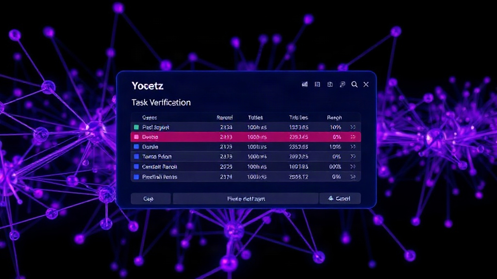 Yoetz user interface displaying a task verification report with highlighted gaps