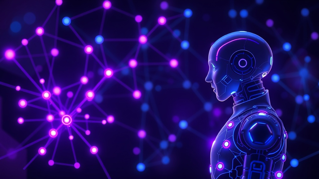A user interacting with a sophisticated AI chatbot, demonstrating improved natural language understanding.