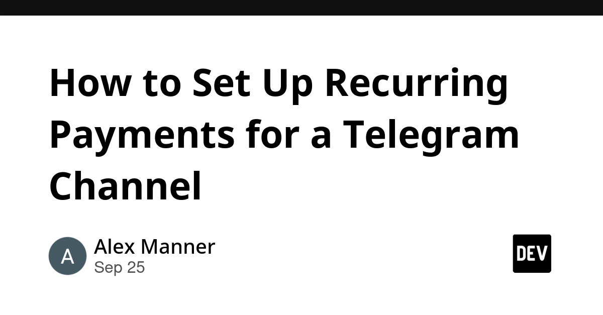Telegram Recurring Payments: A Guide for Channel Creators