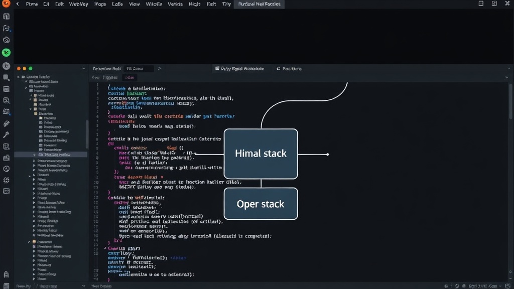 Diagram illustrating the minimal stack for a Hardcore IndieWeb site