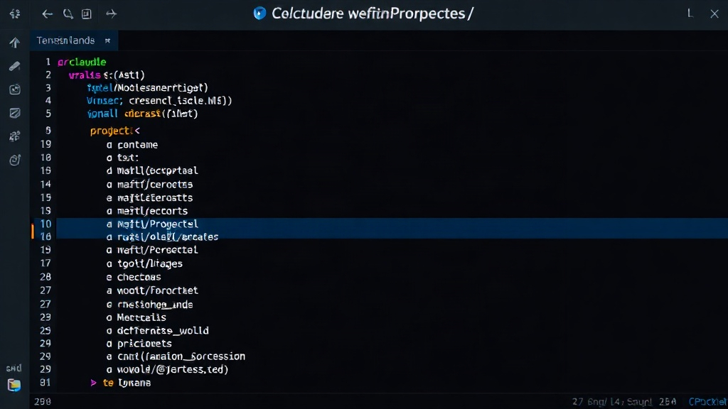 Terminal output listing directories within ~/.claude/projects/