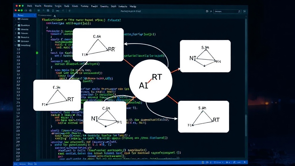 Diagram illustrating core computer science fundamentals like data structures and algorithms
