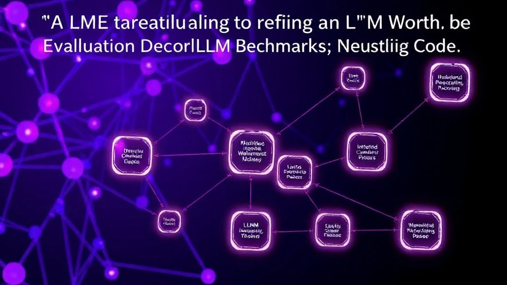 A conceptual diagram showing the iterative process of building and refining an LLM evaluation deck.
