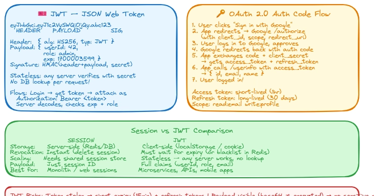 JWT & OAuth 2.0: How They Secure Authentication and Authorization