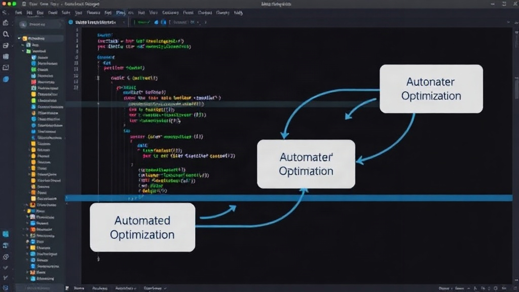 Diagram illustrating the automated code optimization search loop