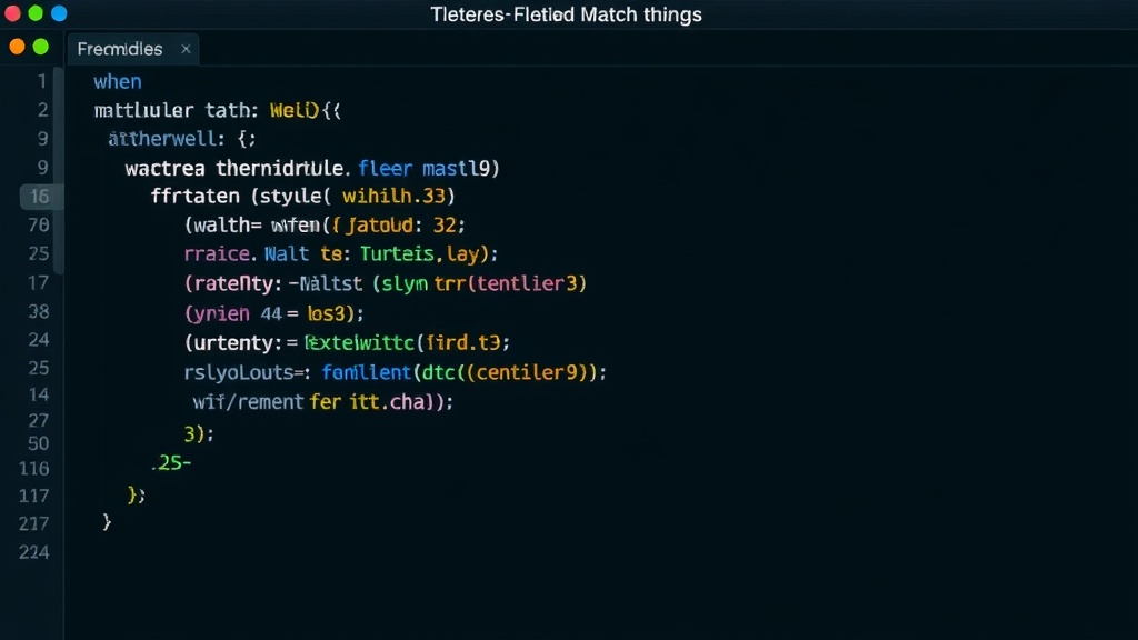TypeScript code illustrating a fluent Matcher class with when() and otherwise() methods.