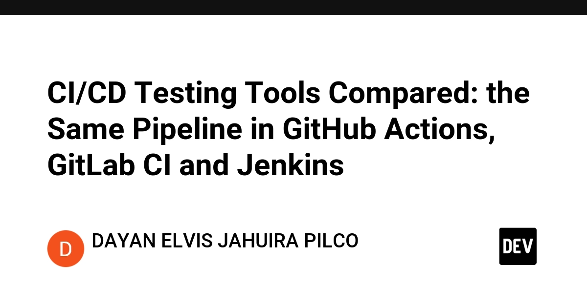 CI/CD Pipeline Syntax Compared: GitHub Actions, GitLab CI, Jenkins