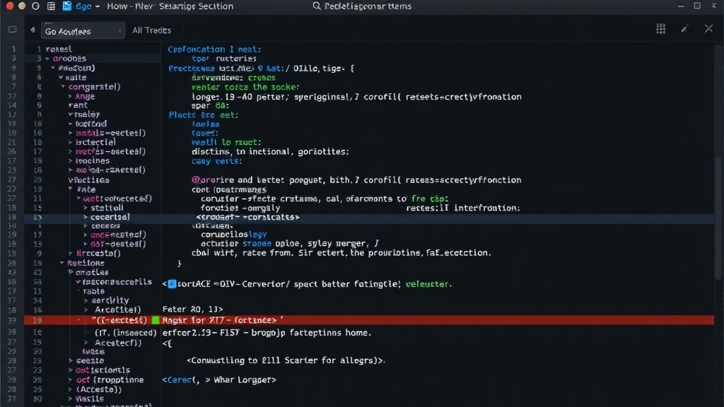 Go trace output showing GC events alongside goroutine execution