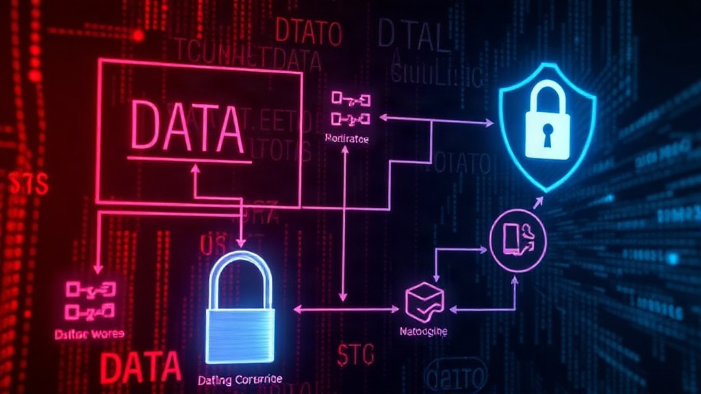Diagram illustrating data flow manipulation in a typical application architecture.