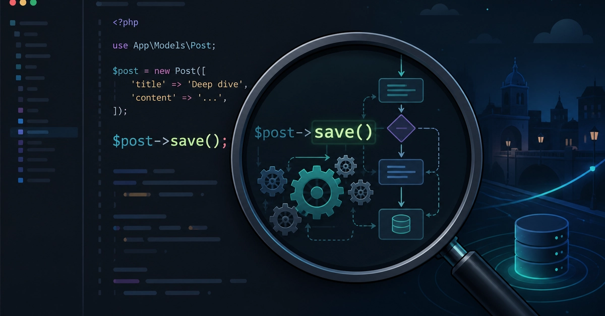 Laravel Eloquent `->save()`: More Than Just a Database Write