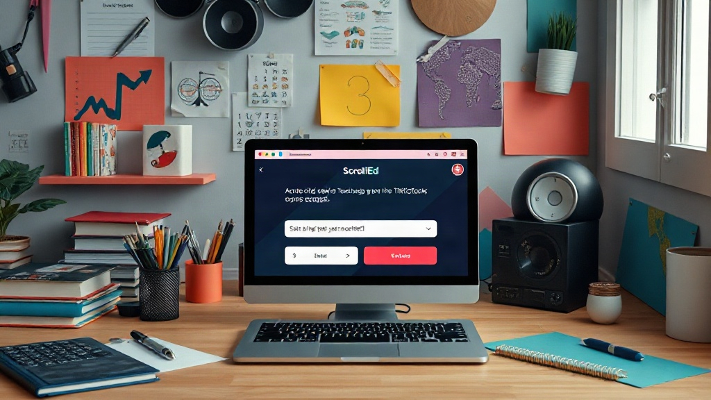 Screenshot of a ScrollEd micro-quiz testing a student's understanding of a concept