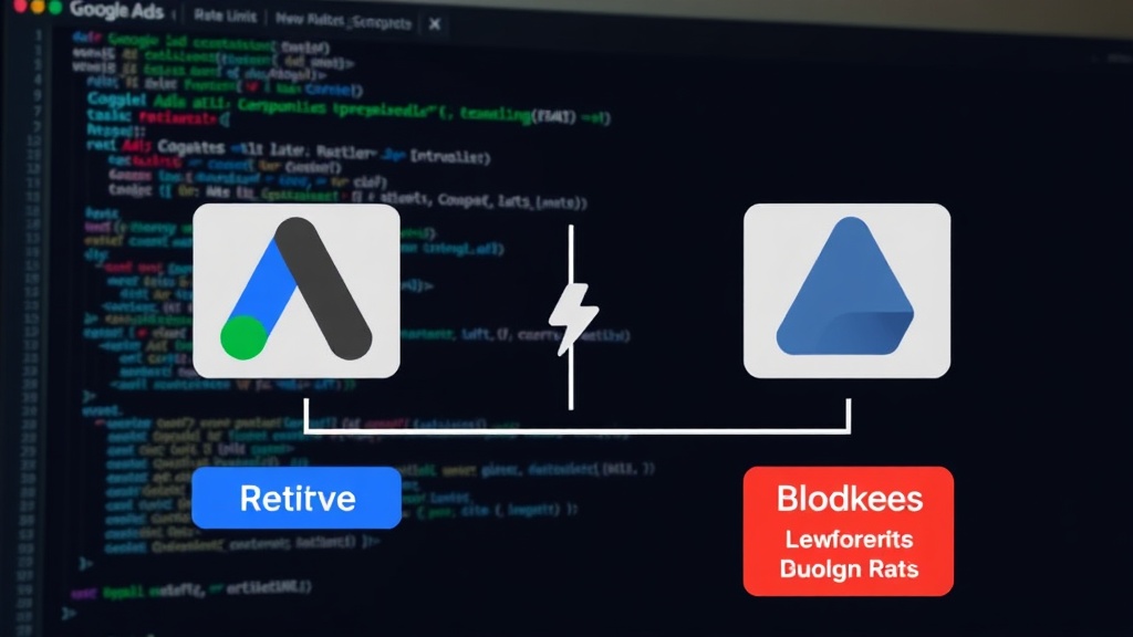 Diagram illustrating differing Google Ads and Meta API rate limit mechanics.