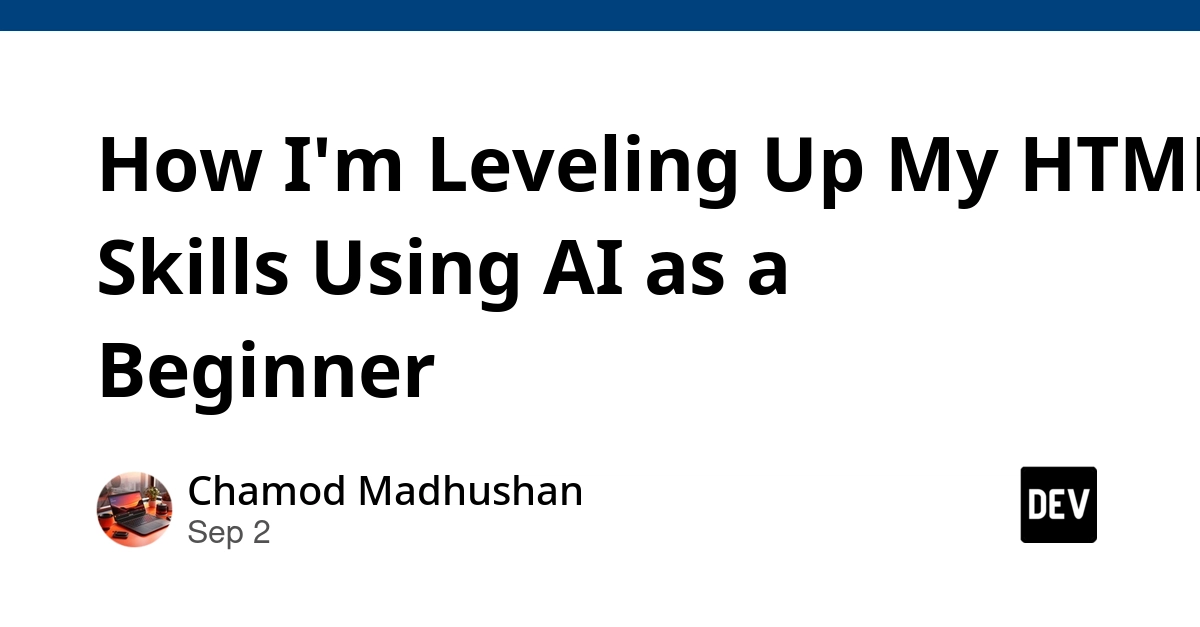 AI Tools Accelerate Beginner HTML Learning with Custom Challenges