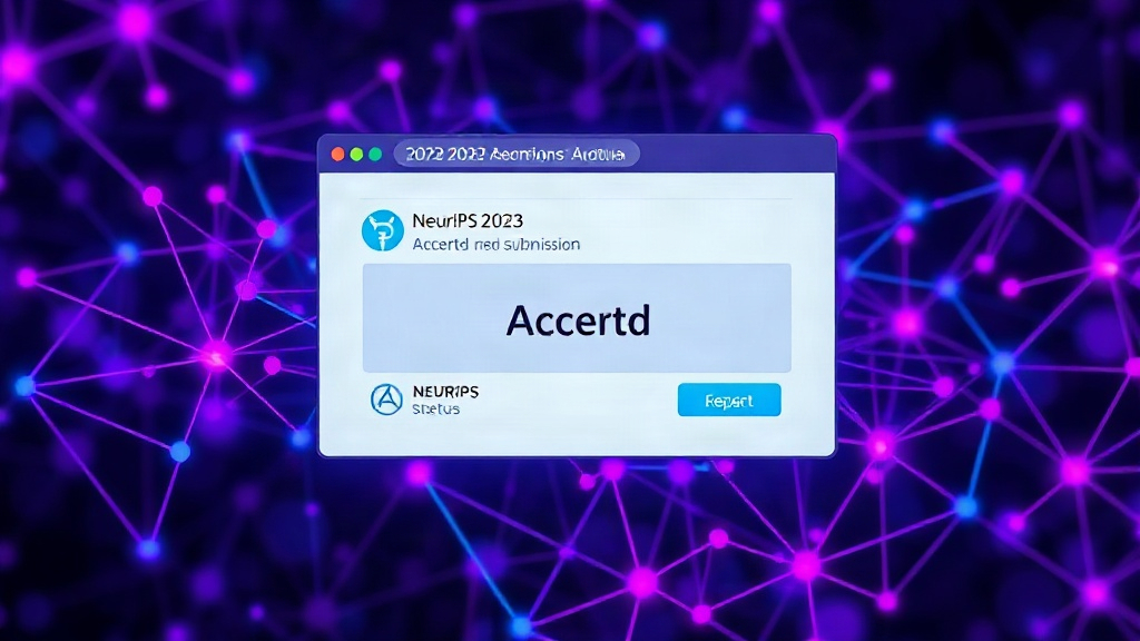 Screenshot of a conference submission portal showing paper status as 'Accepted'