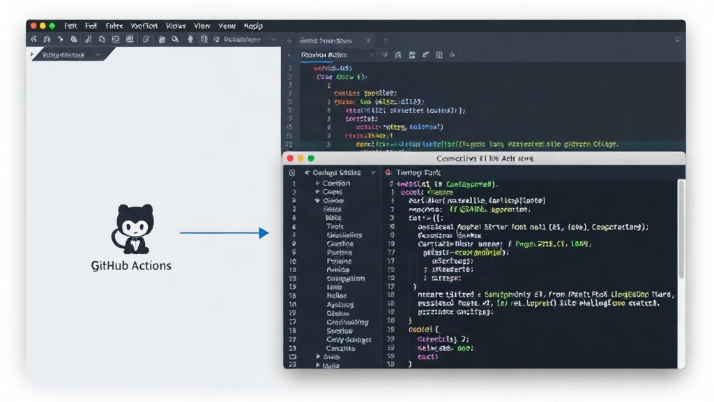 Diagram showing GitHub Actions runner connecting to EC2 via AWS SSM without open ports