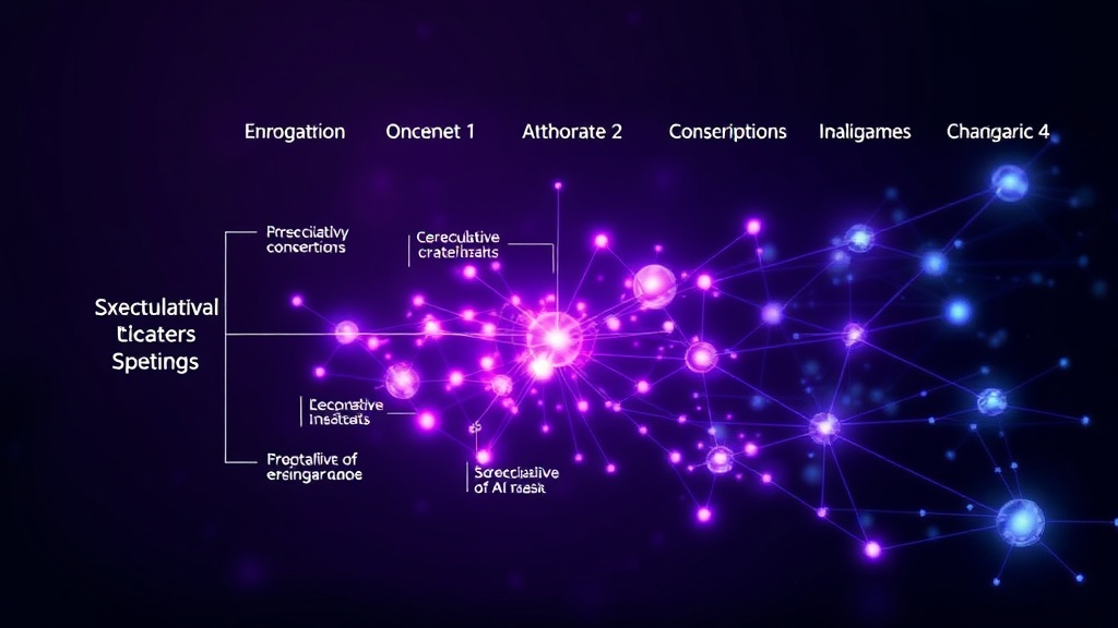 Diagram illustrating the spectrum of AI risks from immediate concerns to speculative existential threats.