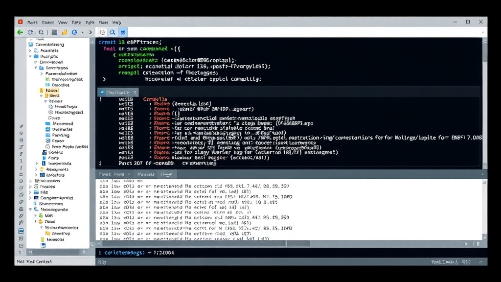 Bpftrace command line interface showing eBPF profiling script execution