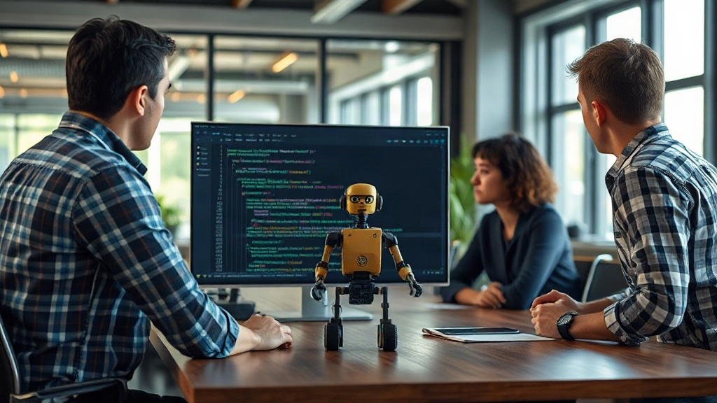 Screenshot of Kodro interface showing Python code controlling a simulated robot