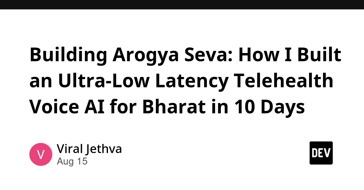 AI Voice Assistant for Rural India Built in 10 Days