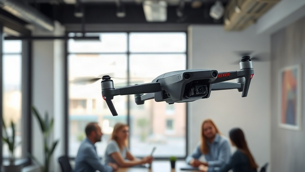 TEKEVER drone in flight, showcasing advanced aerial surveillance capabilities