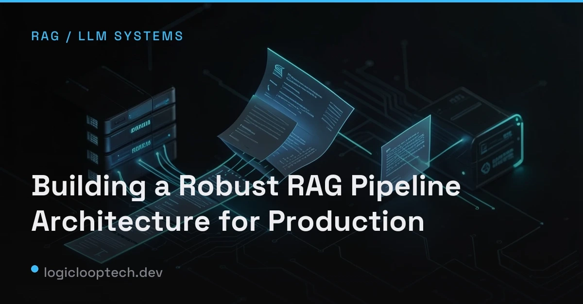 Robust RAG Pipeline Architecture for Production