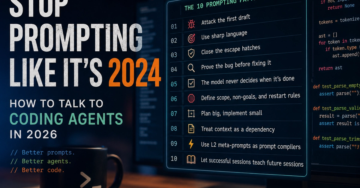 Stop Prompting Like It's 2024: 10 Patterns for Better LLM Outputs